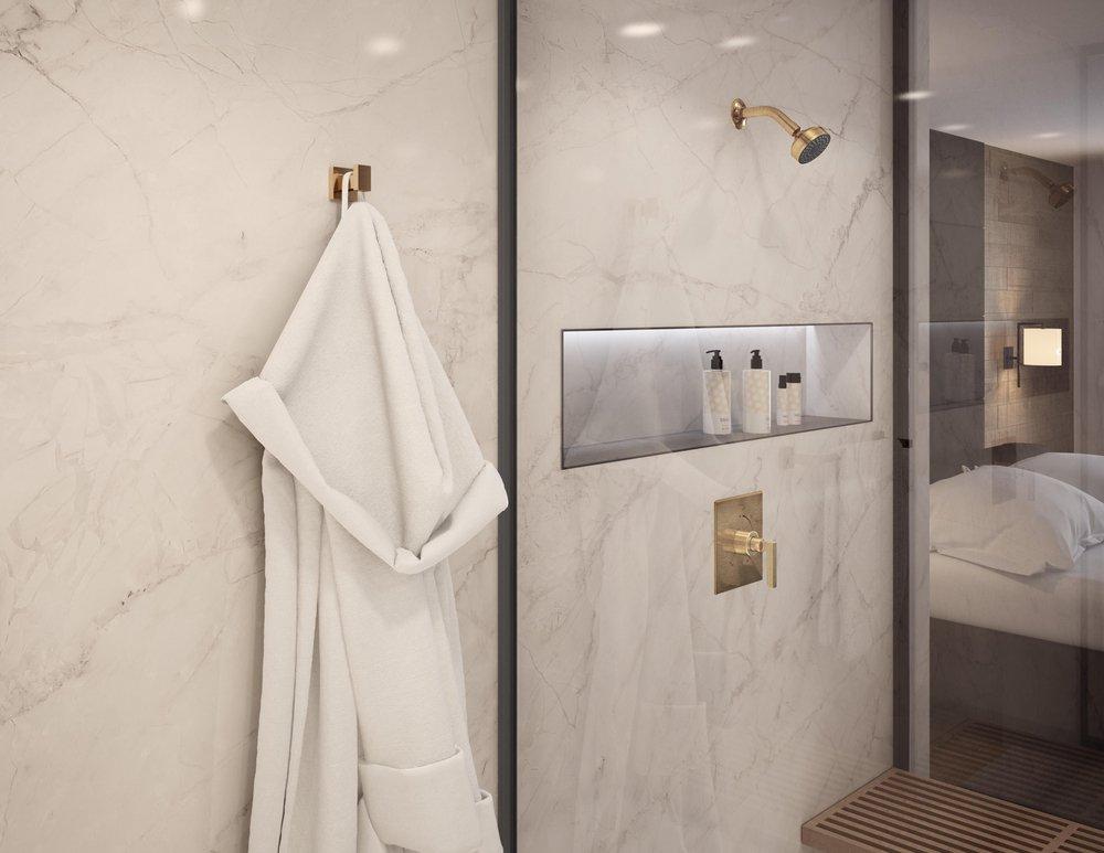 Symmons Industries Brushed Bronze 1-Hook Robe Hook 