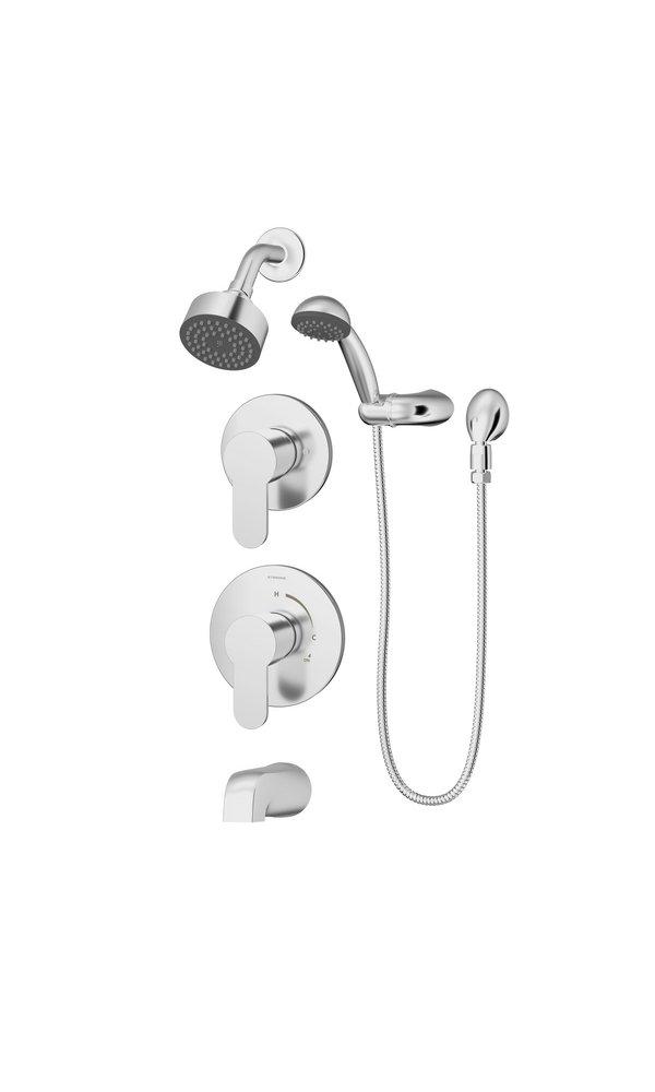 Symmons Industries Polished Chrome Two Handle Single Function Shower System (Trim Only) 