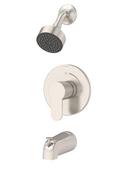 Symmons Industries Satin Nickel Single Handle Single Function Bathtub & Shower Faucet (Trim Only) 