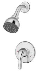 Wall Mount Shower System with Single Handle in Polished Chrome