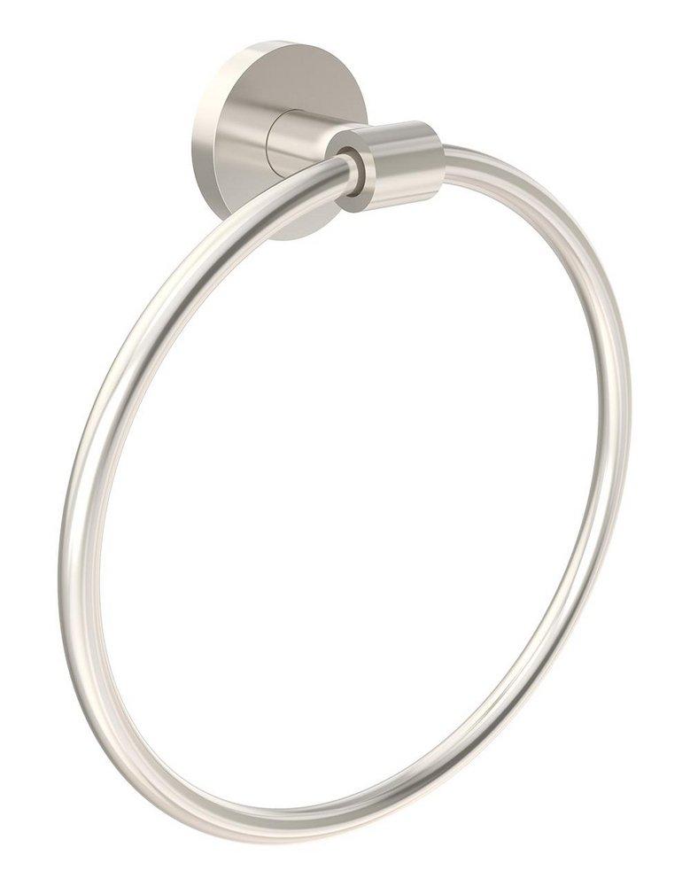 Symmons Industries Satin Nickel Round Closed Towel Ring 