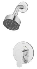 Wall Mount Shower System with Single Lever Handle in Polished Chrome