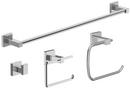 Brass Stainless Steel Accessory Set in Polished Chrome