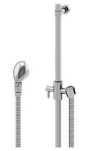 30 in. Shower Rail with Hose in Polished Chrome