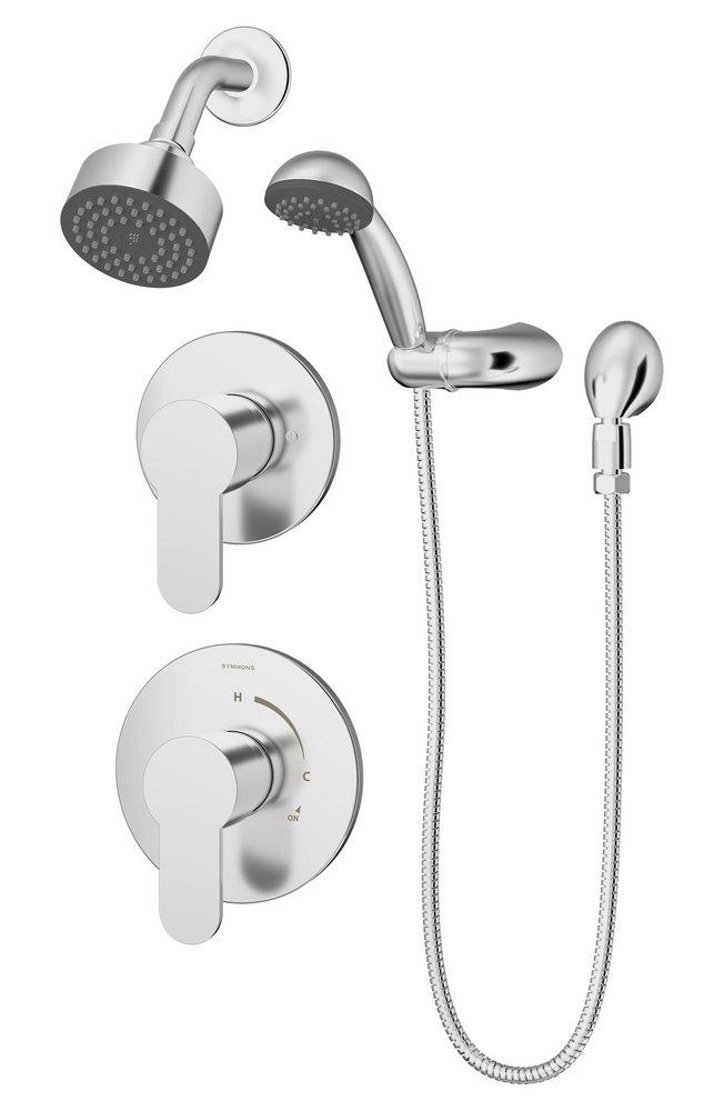 Symmons Industries Polished Chrome Two Handle Single Function Shower System 