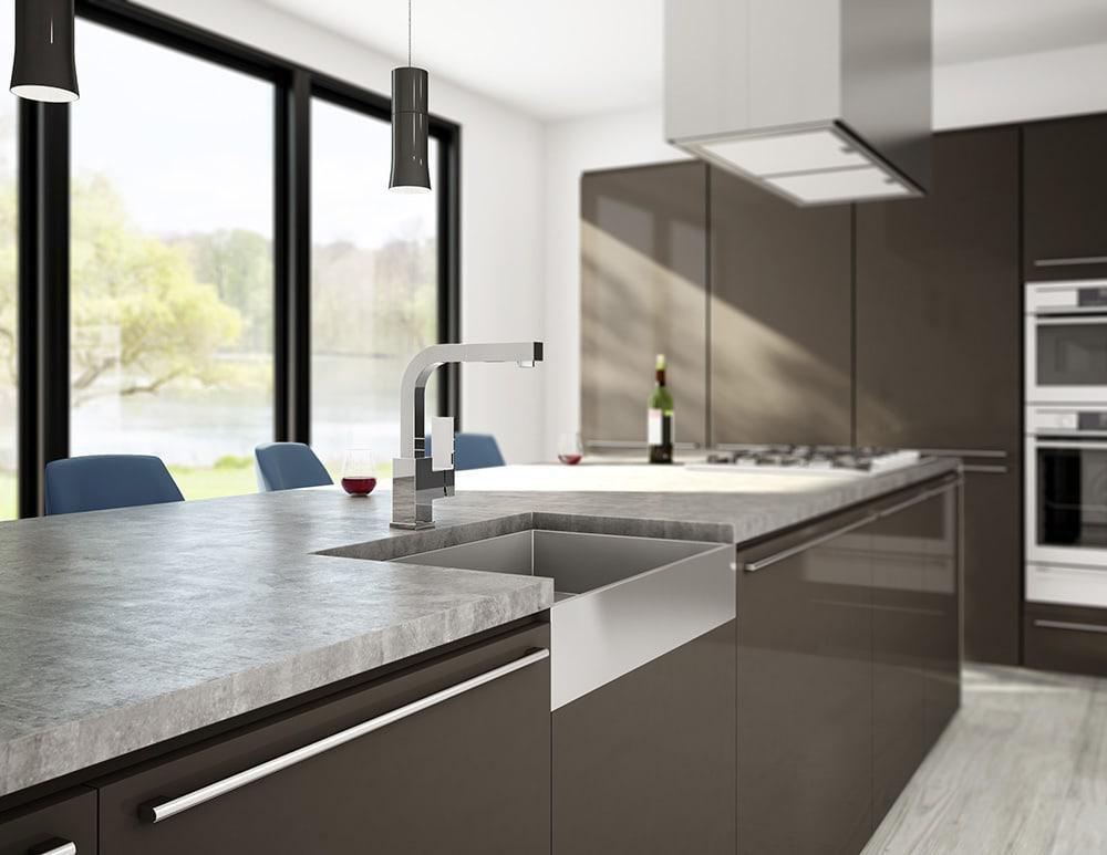 Symmons Industries Stainless Steel Kitchen Faucet 