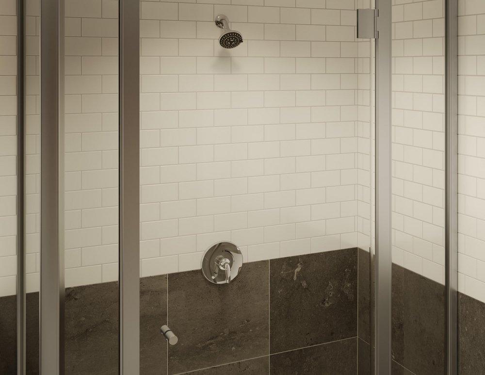 Symmons Industries Polished Chrome Single Handle Multi Shower Faucet Trim Only 