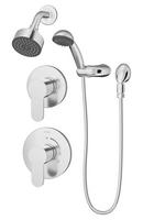 Symmons Industries Polished Chrome Wall Mount Shower or Handshower System Trim with Double Lever Handle 