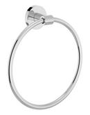 Round Closed Towel Ring in Polished Chrome