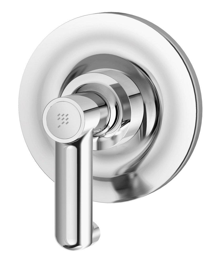 Symmons Industries Polished Chrome Wall Mount Dual Outlet Diverter Trim with Single Lever Handle 
