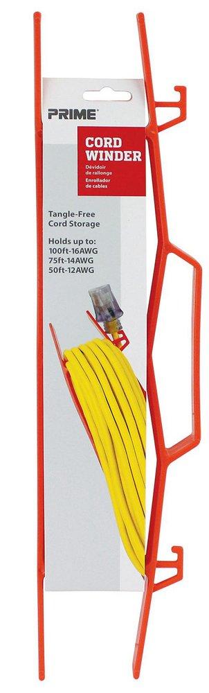 PRIME&reg; Orange Plastic Cord Winder 