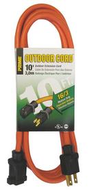 10 ft. Outdoor Extension Cord in Orange