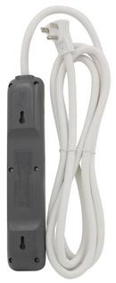 PRIME&reg; Matte White 14/3 ga 6-Outlet Surge Protector 