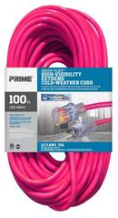 100 ft. Extension Cord in Neon Pink