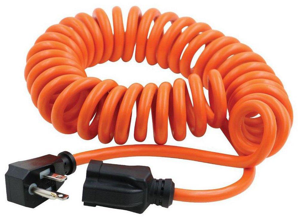 PRIME® Orange Coiled Power Tool Cord in Orange 