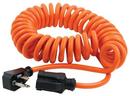 10 ft. Coiled Power Tool Cord in Orange