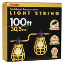 100 ft. 10-Light U-Ground Light String in Yellow