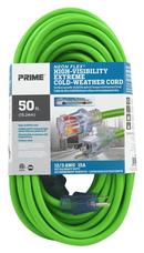 100 ft. Extension Cord in Neon Green