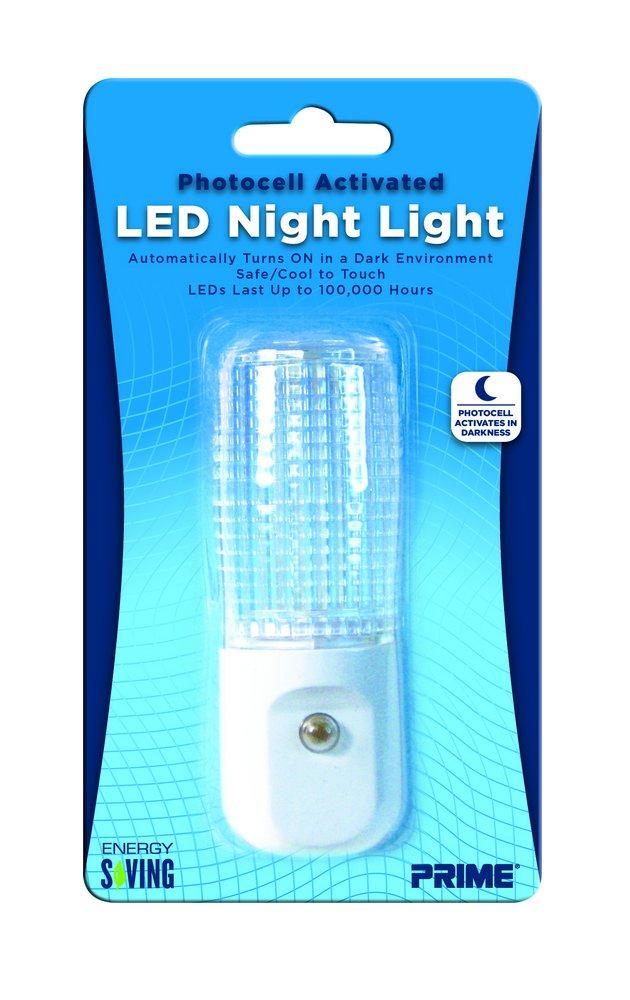 PRIME® White Automatic LED Night Light 1 Pack 