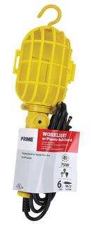 PRIME&reg; Yellow Plastic Incandescent Work Light 