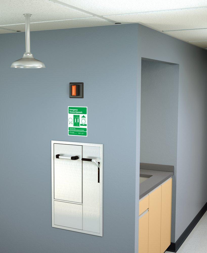 Guardian Equipment Silver Shower with Eye or Face Wash 