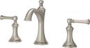 Pfister Brushed Nickel Two Handle Widespread Bathroom Sink Faucet 