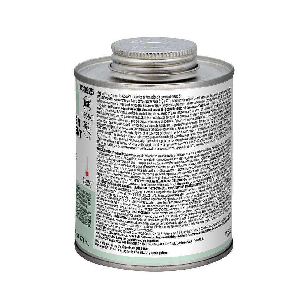 Oatey&reg; Green Plastic Green Pipe Cement 