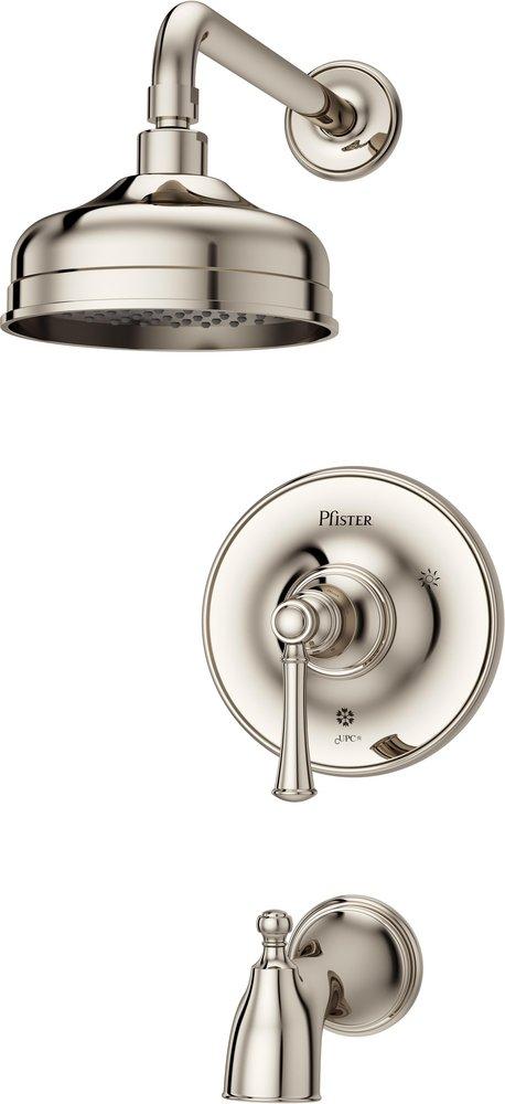 Pfister Polished Nickel Single Handle Single Function Bathtub & Shower Faucet (Trim Only) 