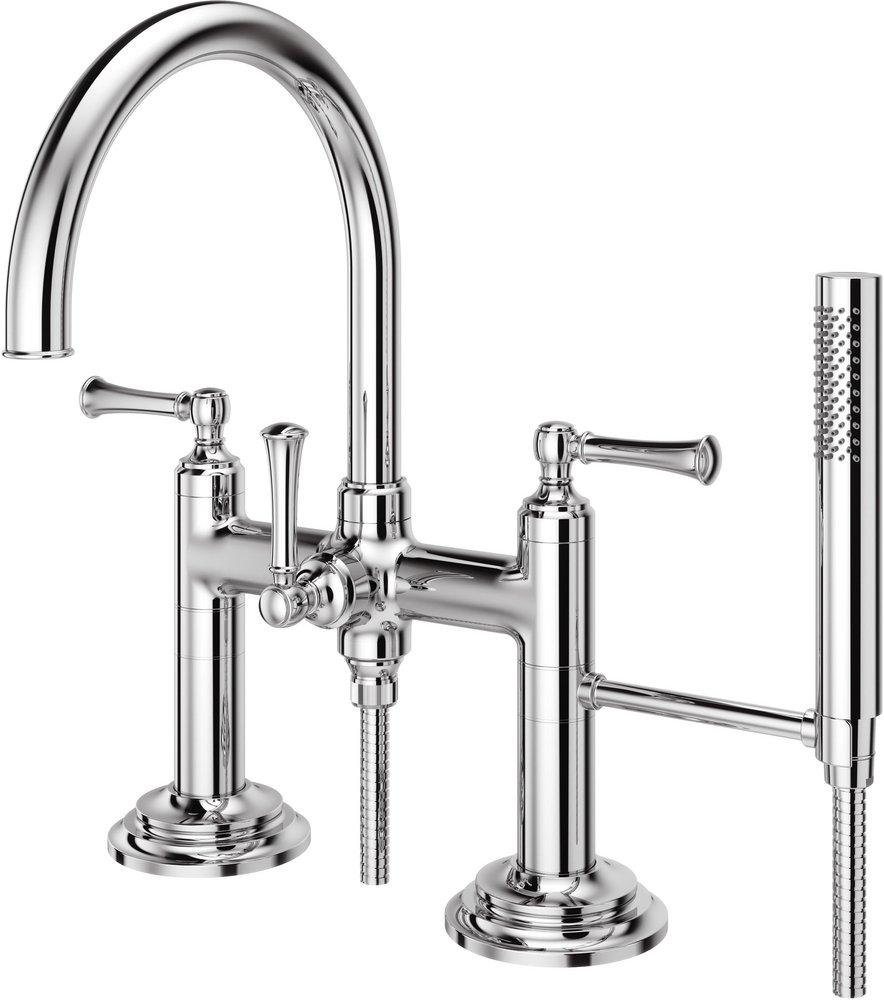 Pfister Polished Chrome Two Handle Roman Tub Faucet 