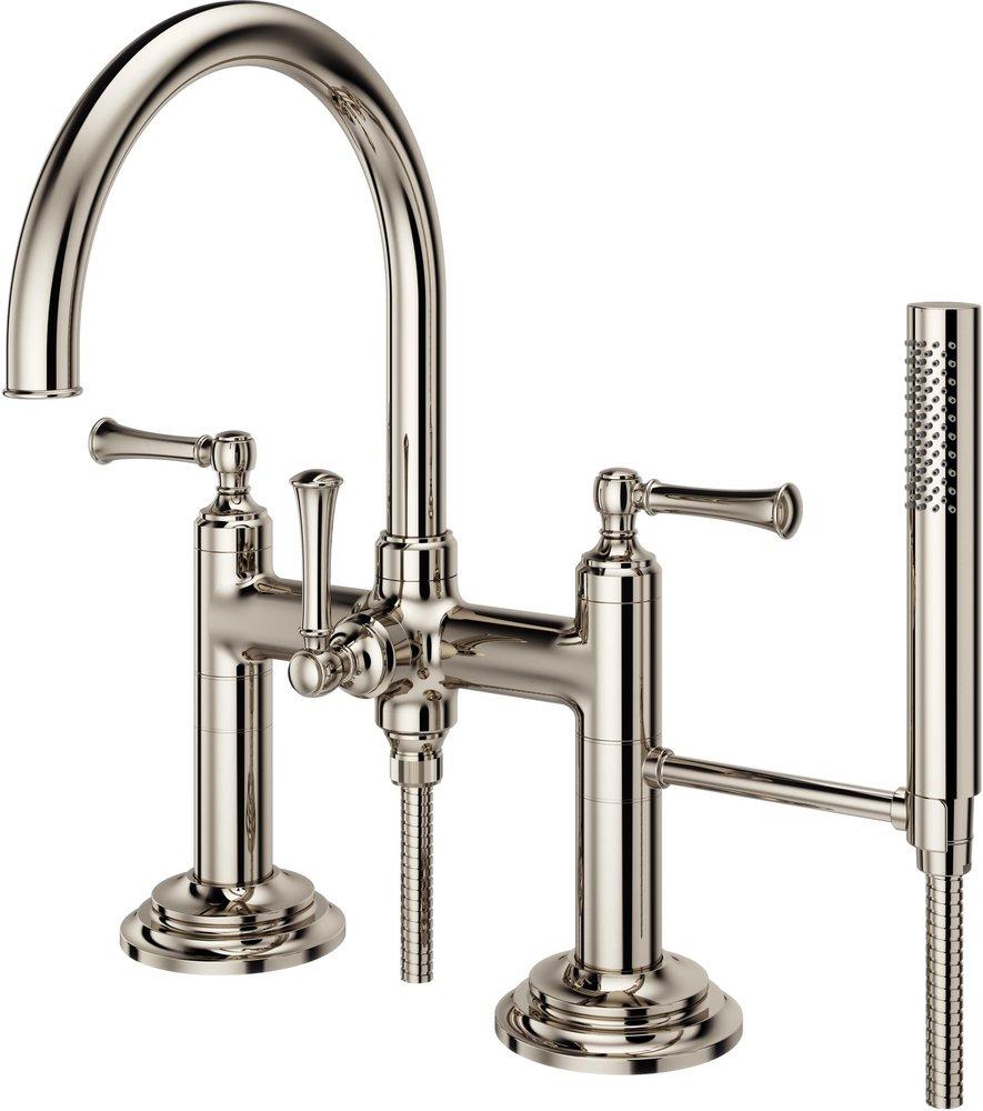 Pfister Polished Nickel Two Handle Roman Tub Faucet 