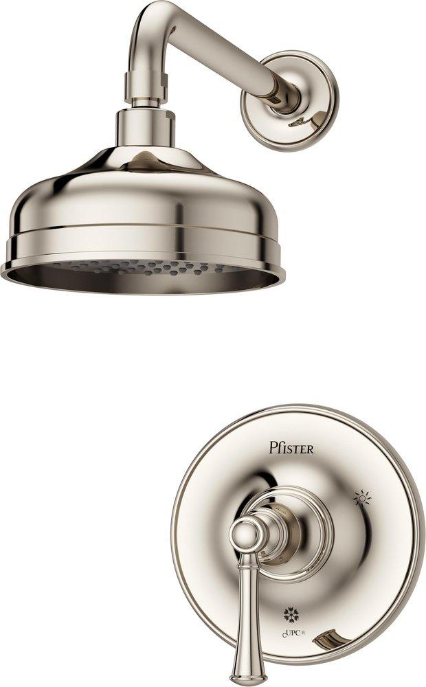 Pfister Polished Nickel Shower Trim with Single Lever Handle 