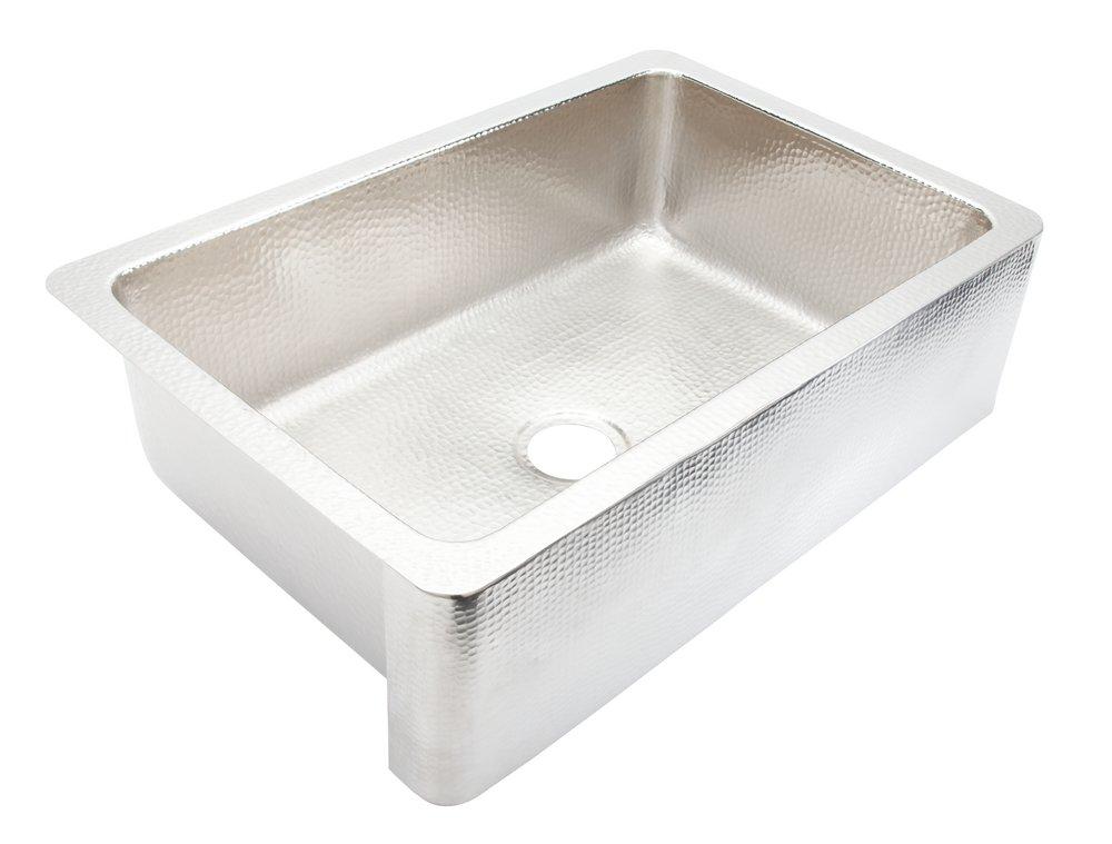 Thompson Stainless Steel 33 x 22 in. No Hole Single Bowl Dual Mount Kitchen Sink 