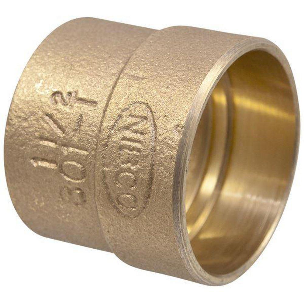 Sweat x OD Tube Cast Copper and Bronze DWV Adapter 