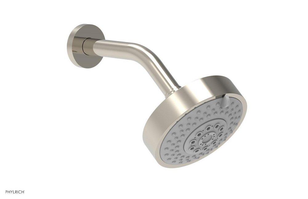 Phylrich® Polished Nickel Multi Function Aerated, Blade, Massage and Rain Showerhead 