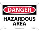 5 in. Plastic Gas Vent Warning Sign