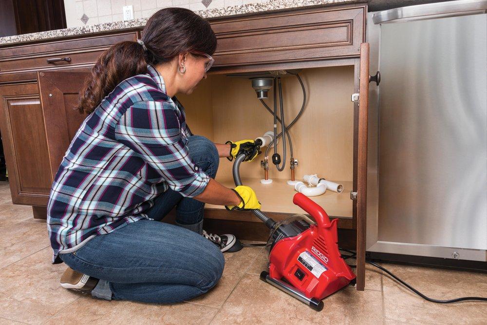 RIDGID Electric Sink Machine 