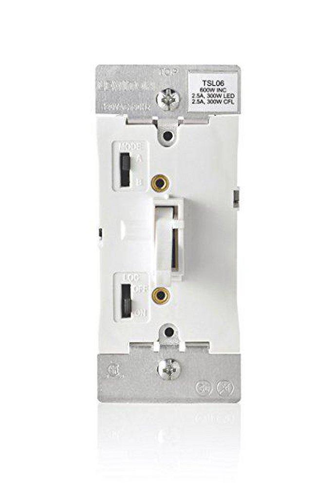 LEVITON White 1-Pole 3-Way Dimmer 