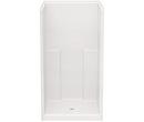 Aquatic White 42 x 42 x 77-1/4 in. Alcove Shower Unit 
