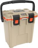 Pelican Orange Cooler in Orange and Tan 