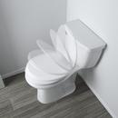 Jones Stephens White Round Closed Front with Cover Toilet Seat 