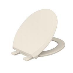 Round Closed Front with Cover Toilet Seat in Bone