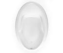 Aquatic White 57 x 38 in. Soaker Drop-In Bathtub with Universal Drain 