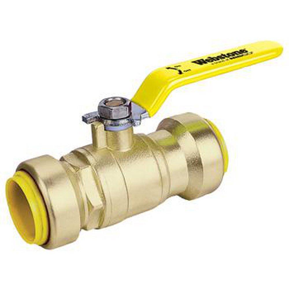 Webstone a brand of NIBCO Brass Forged Brass Full Port Push 200# Ball Valve 
