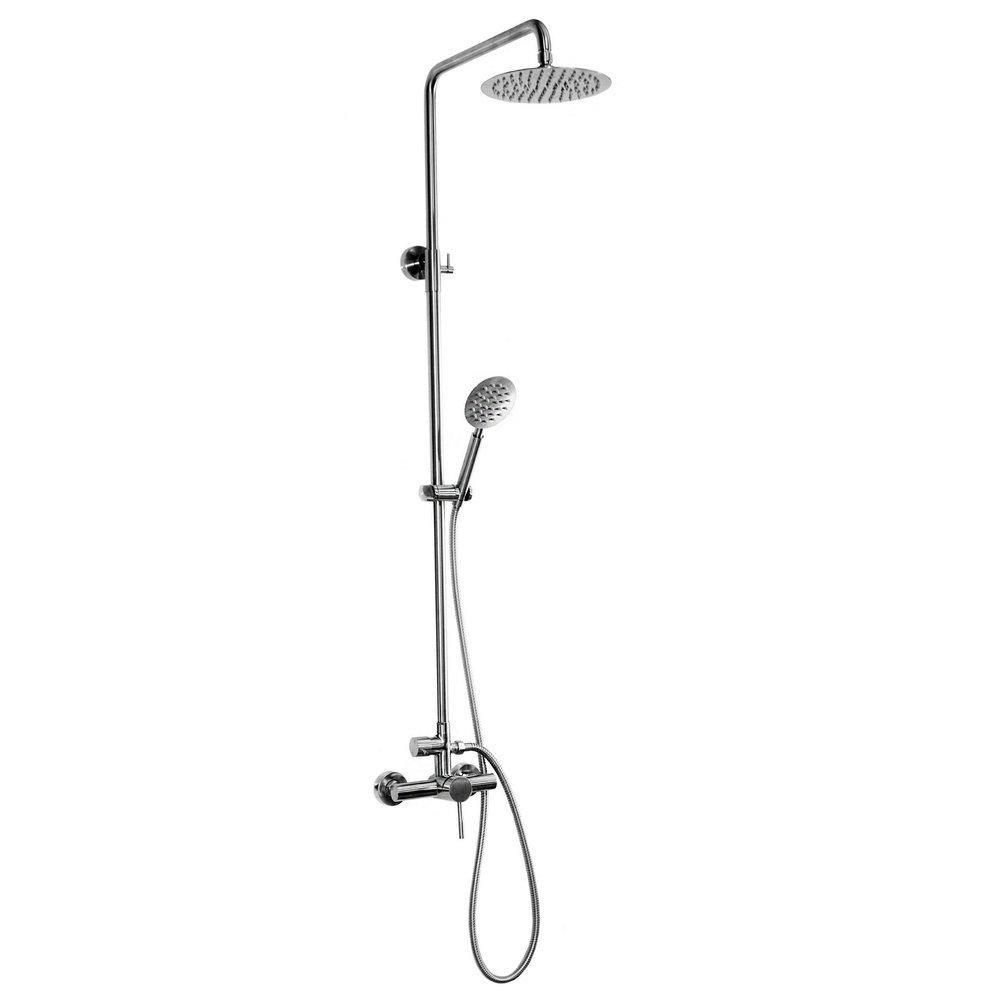 Outdoor Shower Company Stainless Steel/Satin Single Handle Single Function Shower System 