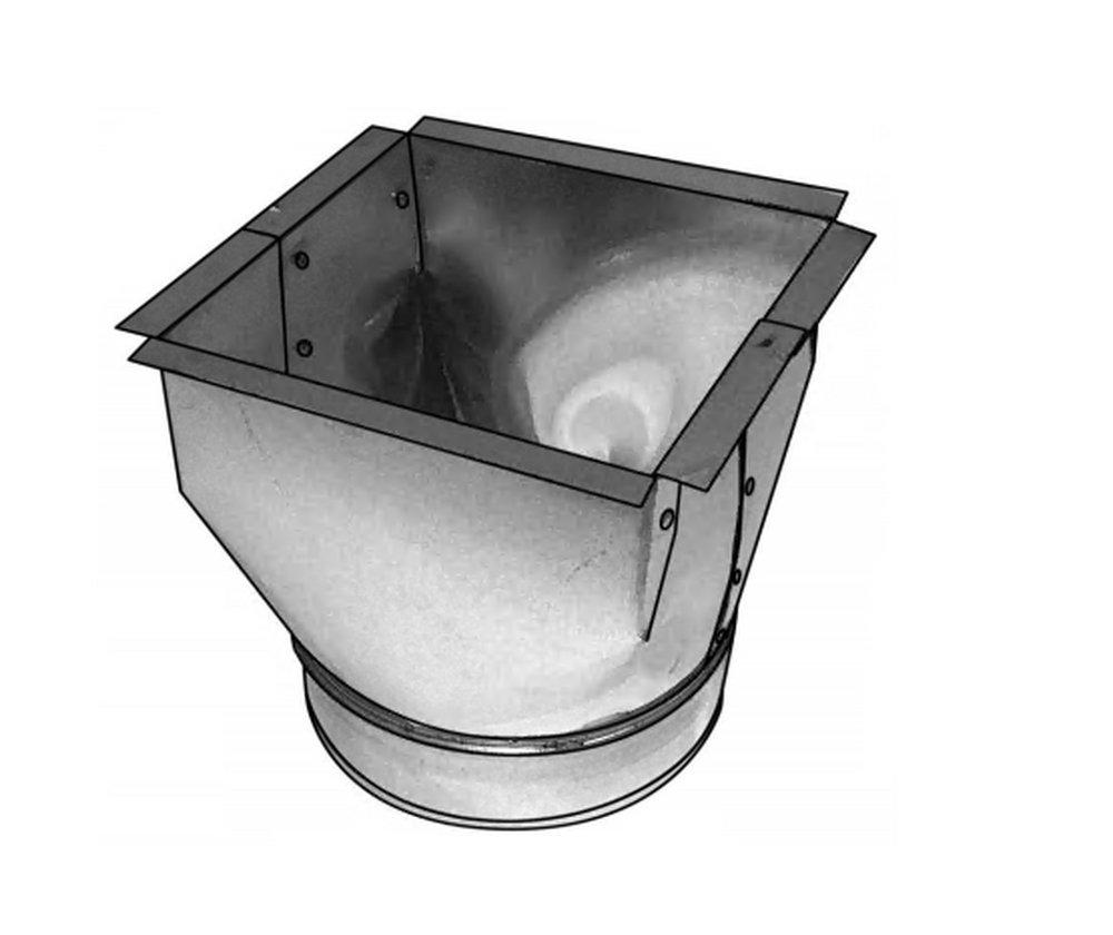 Royal Metal Products 12 in. Funnel Pan (Less Flange) 