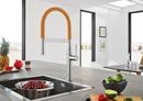 GROHE StarLight Chrome Single Handle Pull Out Kitchen Faucet 