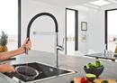 GROHE StarLight Chrome Single Handle Pull Out Kitchen Faucet 
