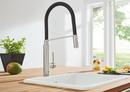 GROHE SuperSteel Infinity Single Handle Pull Out Kitchen Faucet 