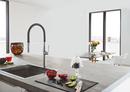 GROHE SuperSteel Infinity™ Single Handle Pull Out Kitchen Faucet 