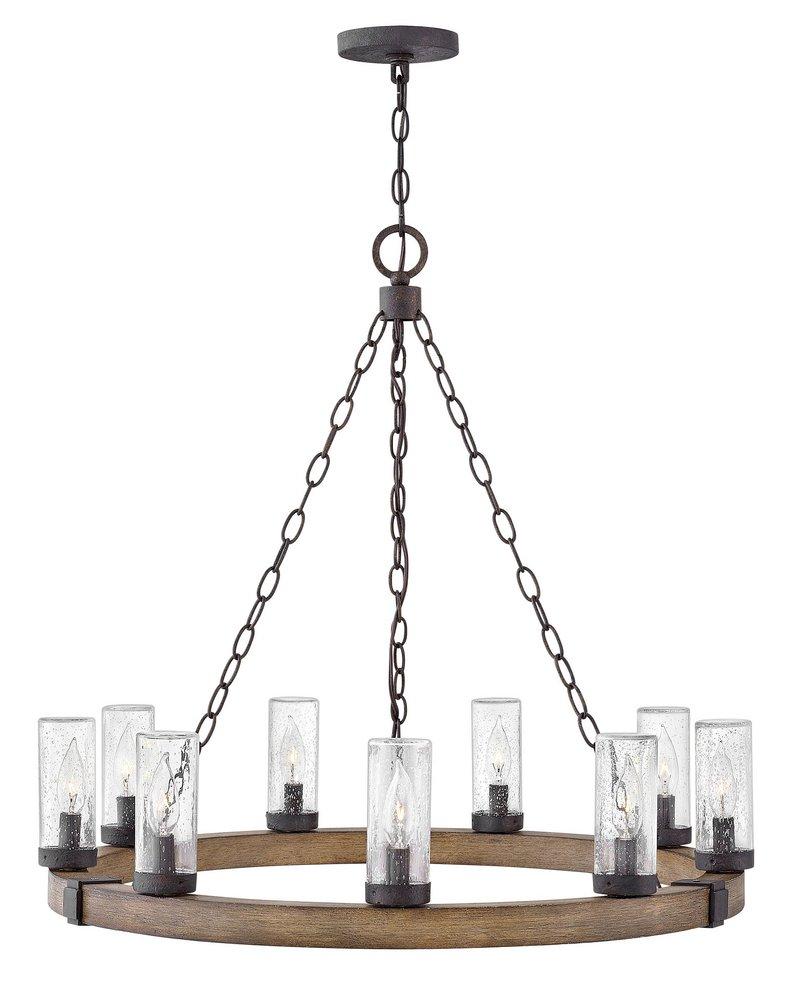 Hinkley Sequoia 60W 9-Light Outdoor Pendant 